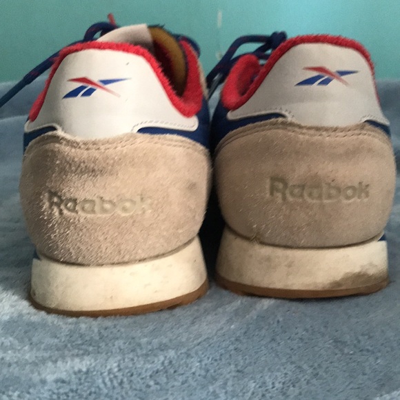 Men’s tan and blue suede Reebok classics - Picture 6 of 6